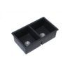 OSBL88 OSBL88 Black Double Bowls Kitchen Sink 775x455x240mm