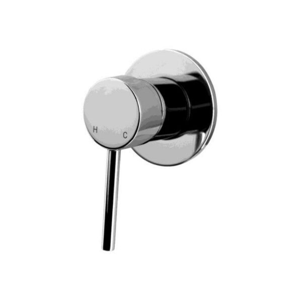 ASL70WS-60 Chrome Round Shower Mixer (64mm Plate)