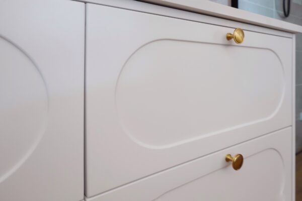 BV18WH-1500W Extra Deep Matt White Wall Hung Vanity - 1500x520mm - Clearance
