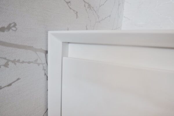 BV08WH-1500W Extra Deep Matt White Wall Hung Vanity - 1500x520mm - Clearance