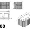 65ea7d24e183d5bc030ee5bf_PIAZA 90 Spec EC 900 Curved Wall Hung Vanity - 900Lx500Wx450Hmm