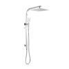 TS-SQ-MULTI 2130 TS213 Chrome Square Multi Function Shower Rail