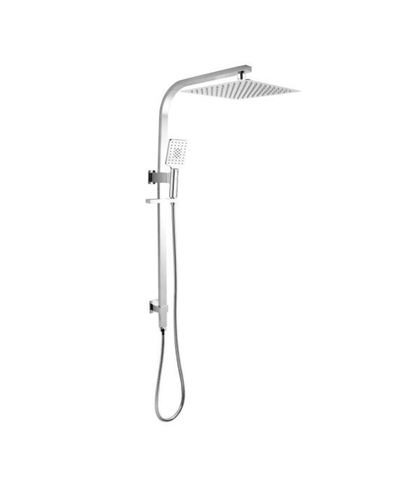TS213 Chrome Square Multi Function Shower Rail
