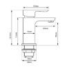 adfasdf TS131 Chrome Basin Mixer