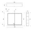 combinepdfjpg_Page1 SG Matt White LED Mirror Cabinet 900x750x150mm