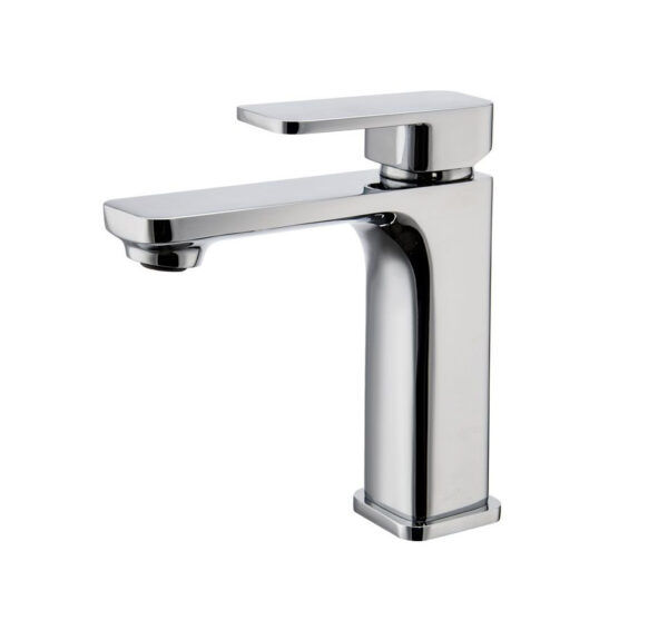 TS Basin Mixer I-0222 CH Chrome Square Basin Mixer