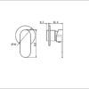 ergegerg NR 3013-11D-MB Matt Black Shower Mixer