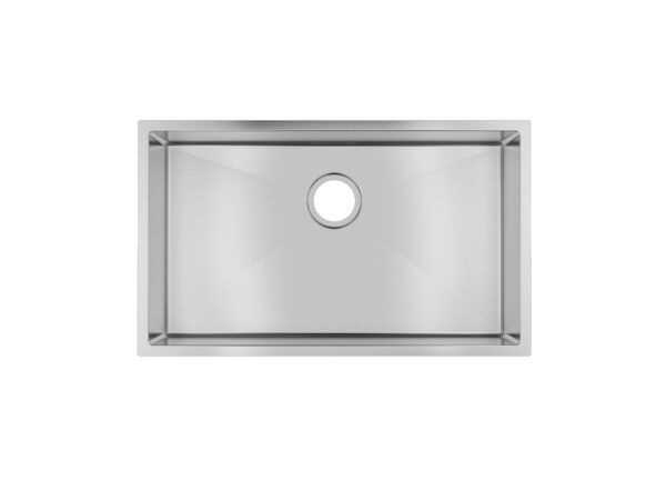TS Chrome Drop in/Undermount Sink 762x457x254mm