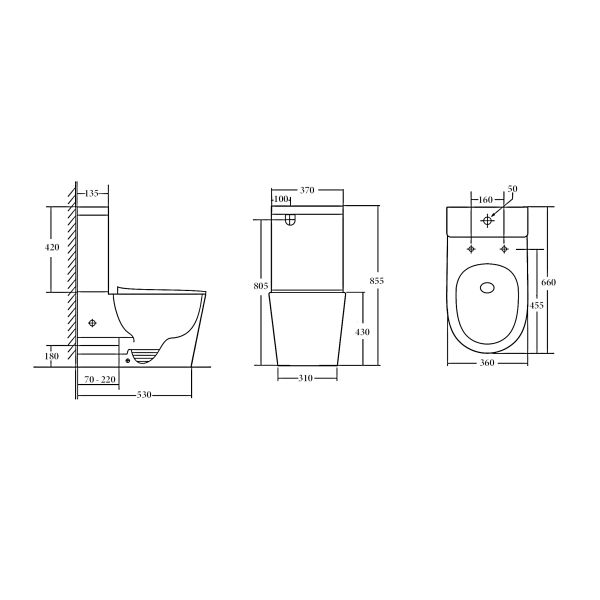 BT88 Tornado Flush Toilet Suite