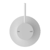 NR 2219-11-UP Matt White Round Shower Mixer (80mm Plate)