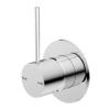afwefawe768 NR 2219-11-UP Chrome Round Shower Mixer (80mm Plate)
