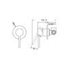 9-1-pdf NR 2508-11-BN Round Brushed Nickel Shower Mixer