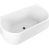 APOLLO-1500R-GW (3) Apollo 1500mm Right Corner Gloss White Freestanding Bath (Central Waste Location)