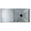 ts960450230-4 TS Chrome Drop in/Undermount Sink 960x450x230mm