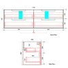 50-1800-Size-1 AUWH50 Plywood Wall Hung Vanity - 1800mm