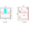50-600-Size AUWH50 Plywood Wall Hung Vanity - 600mm