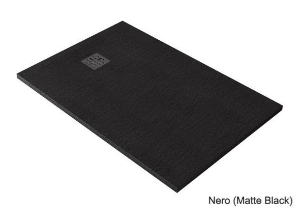 Pietra Stone Texture Shower Floor - Made in Italy
