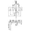 Progressive Shower System with Spout 230mm - Multi Colour