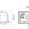Forme-2-diagrams MBHF Bathroom 3-in-1 Heater, Light and Exhaust