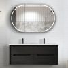 oti blk 1200d 2 OTBY-WH Plywood Black Oak Wall Hung Vanity - 1200mm Double
