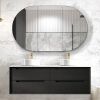 oti blk 1500d 1 OTBY-WH Plywood Black Oak Wall Hung Vanity - 1500mm Double