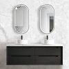 oti blk 1500d 2 OTBY-WH Plywood Black Oak Wall Hung Vanity - 1500mm Double