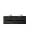 oti blk 1500d 5 OTBY-WH Plywood Black Oak Wall Hung Vanity - 1500mm Double