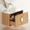 oti la 900 2 OTLA-WH Plywood Wooden Wall Hung Vanity - 900mm