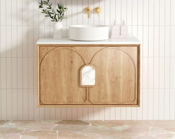 OTLA-WH Plywood Wooden Wall Hung Vanity - 900mm