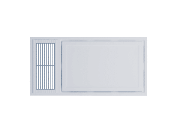 ZM02 Bathroom 3-in-1 Ventilation Fan, LED Light & Heater