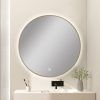 rnd ts framed led bg TS Framed Round LED Mirror 750mm - 4 Colours