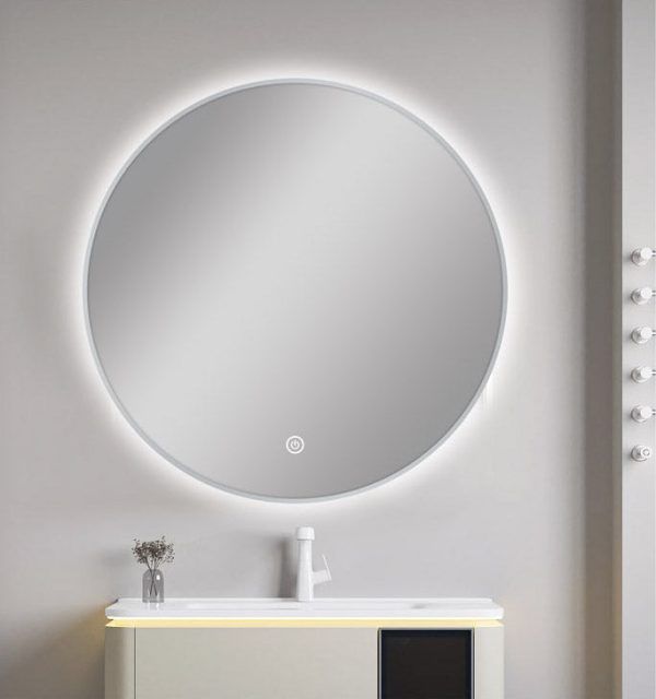 TS Framed Round LED Mirror 750mm - 4 Colours