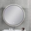 ts rnd led gm framed TS Framed Round LED Mirror 750mm - 4 Colours