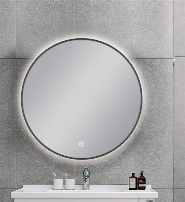 TS Framed Round LED Mirror 750mm - 4 Colours