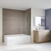 SS11s-main-1 SS11 - Fixed Over Bath Chrome Shower Screen - 800mm