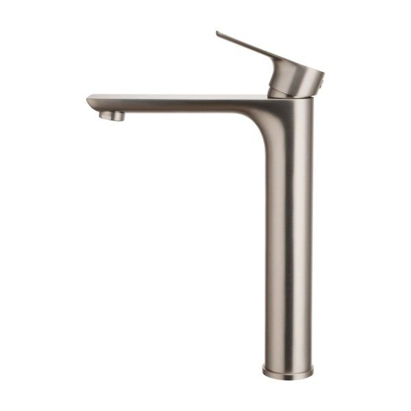 TS152BN Brushed Nickel Tall Basin Mixer