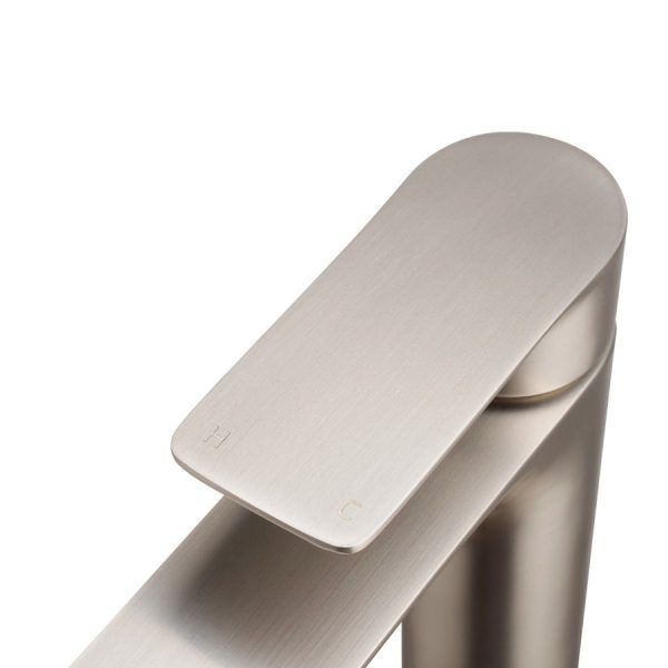 TS152BN Brushed Nickel Tall Basin Mixer