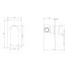 TS167BN Brushed Nickel Shower Mixer