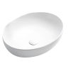 5239MW-1 Mecca-5239-MW Matte White Ceramic Basin 520x395x130mm