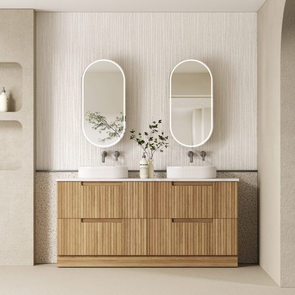 AU56-1500 Wooden Freestanding Vanity - 1500×460mm - Double