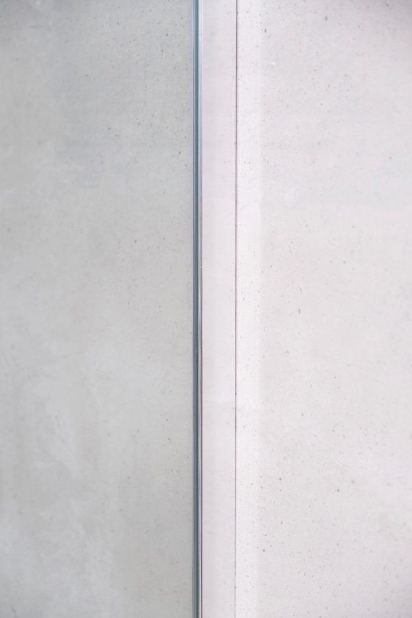 SS08/17 - 10mm Chrome Frameless Shower Screen with Wall Channels with Seals Included - 1200x900mm