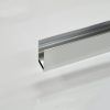 Chrome3 SS08/17 - 10mm Chrome Frameless Shower Screen with Wall Channels with Seals Included - 1200x900mm