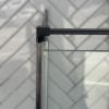 Image_20250108140421 SS08/17 - 10mm Black Frameless Shower Screen with Wall Channels with Seals Included - 950x950mm (Suit on 1000x1000 Base)