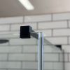 Image_20250108140516 SS08/17 - 10mm Black Frameless Shower Screen with Wall Channels with Seals Included - 950x950mm (Suit on 1000x1000 Base)