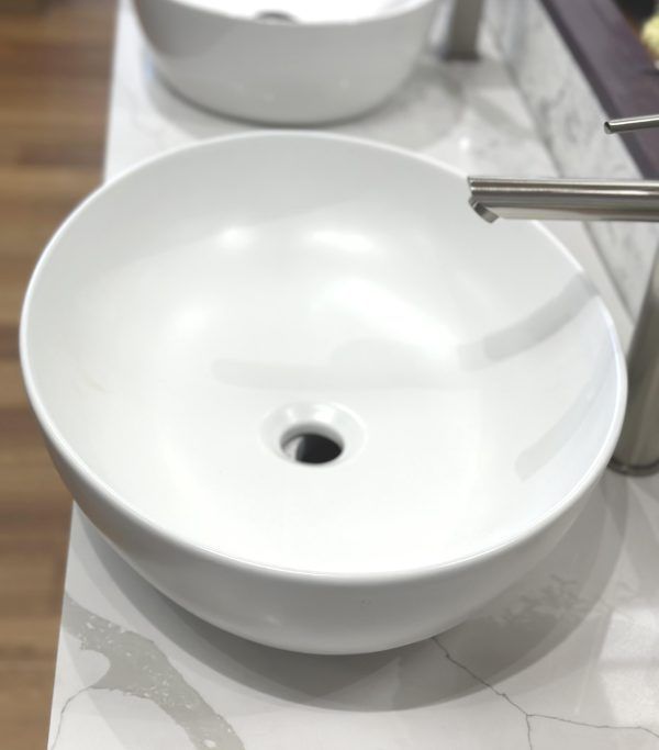 Mecca-5239-MW Matte White Ceramic Basin 520x395x130mm