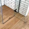 Image_20250430095911 SS08/17 - 10mm Black Frameless Shower Screen with Wall Channels with Seals Included - 950x950mm (Suit on 1000x1000 Base)
