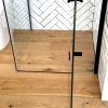 Image_20250430095915 SS08/17 - 10mm Black Frameless Shower Screen with Wall Channels with Seals Included - 950x950mm (Suit on 1000x1000 Base)