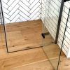 Image_20250430095919 SS08/17 - 10mm Black Frameless Shower Screen with Wall Channels with Seals Included - 950x950mm (Suit on 1000x1000 Base)