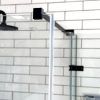 Image_20250430095922 SS08/17 - 10mm Black Frameless Shower Screen with Wall Channels with Seals Included - 950x950mm (Suit on 1000x1000 Base)