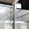 Image_20250430100124 SS08/17 - 10mm Black Frameless Shower Screen with Wall Channels with Seals Included - 950x950mm (Suit on 1000x1000 Base)